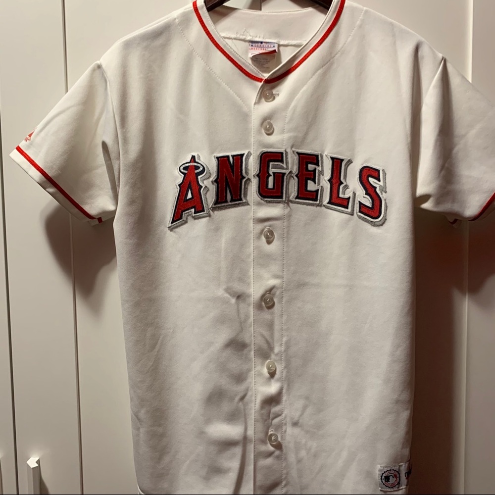Vintage Majestic MLB Anaheim Angles Jersey YOUTHXL